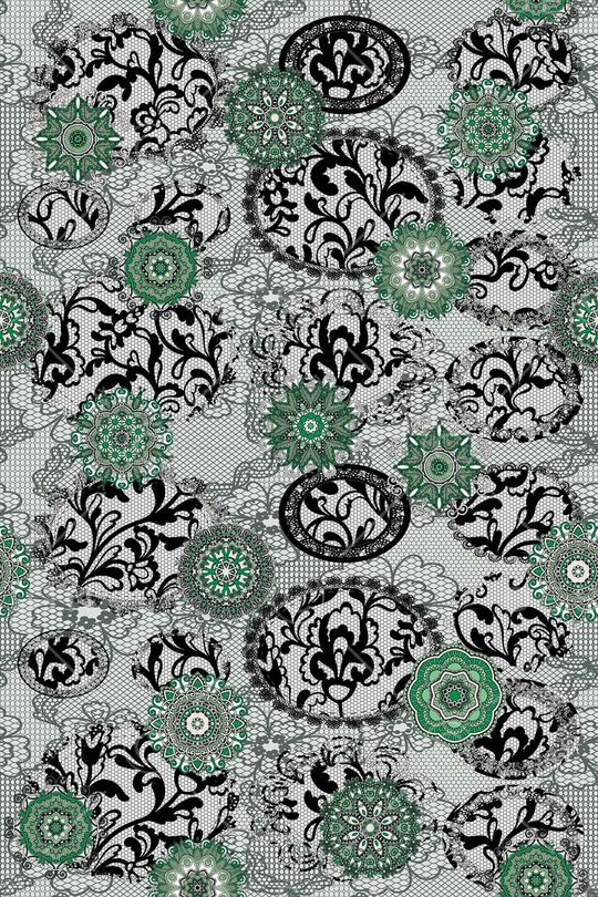 时尚元素印花华亿平台图片