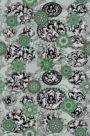 时尚元素印花华亿平台图片