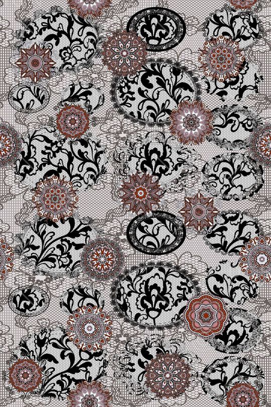 时尚元素印花华亿平台图片