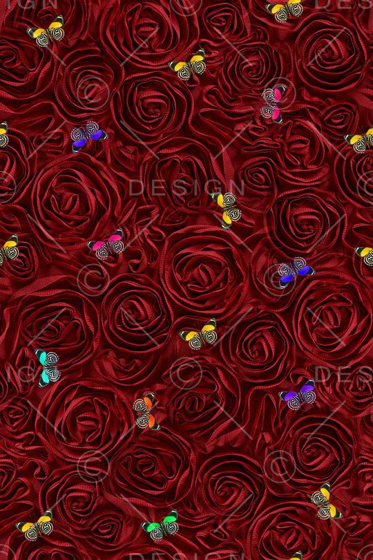 红色印花华亿平台图片