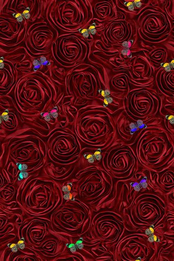 475338-蓝色妖姬 招蜂引蝶