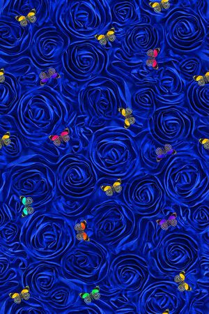 蝴蝶印花华亿平台图片