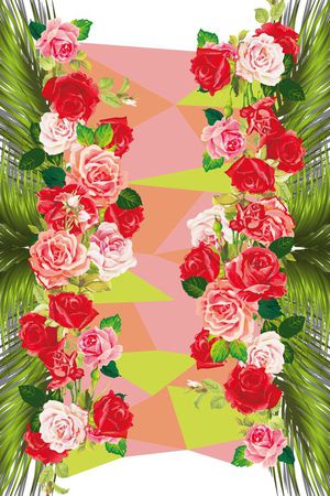 时尚大牌印花华亿平台图片