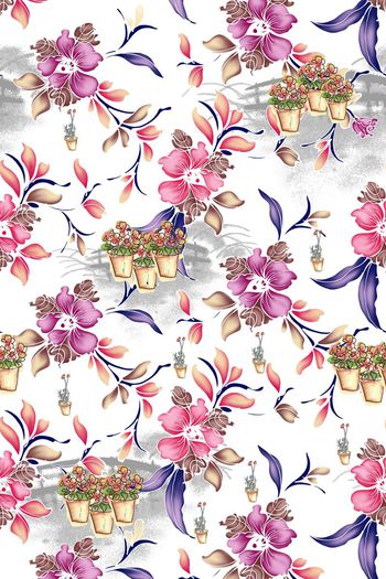 水墨印花华亿平台图片