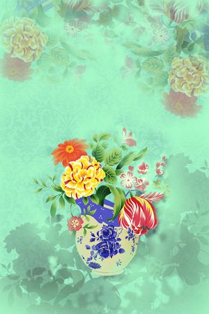 定位花印花华亿平台图片