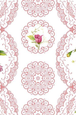 欧式印花华亿平台图片