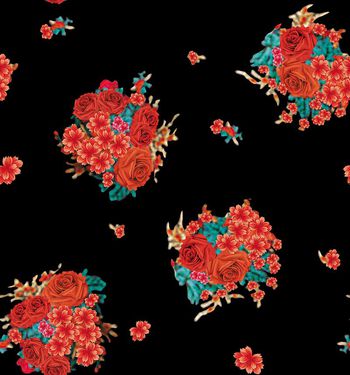 475576-中国民族田园风花朵