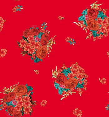 475577-中国民族田园风花朵