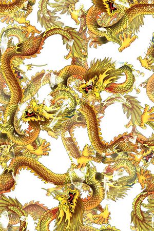 中国风印花华亿平台图片