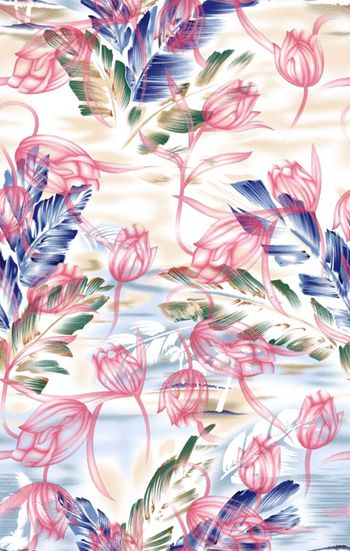 柔雅印花华亿平台图片