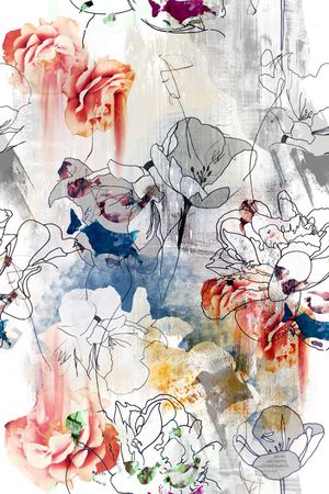 复古印花华亿平台图片