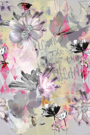 时尚复古印花华亿平台图片