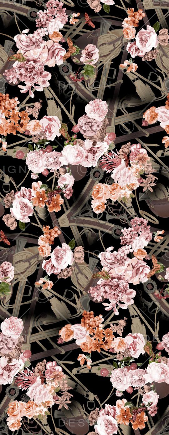 复古印花华亿平台图片