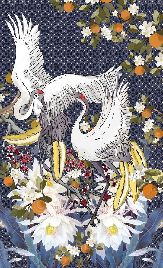 潮流时尚印花华亿平台图片