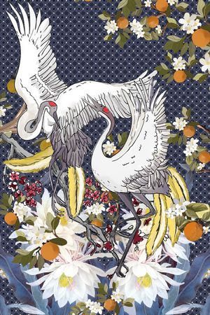 潮流时尚印花华亿平台图片