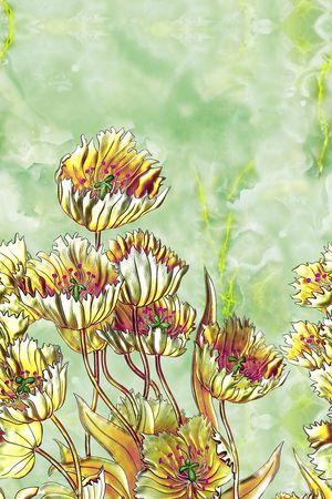 定位花印花华亿平台图片