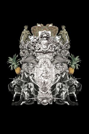 潮流时尚印花华亿平台图片