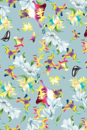 潮流时尚印花华亿平台图片