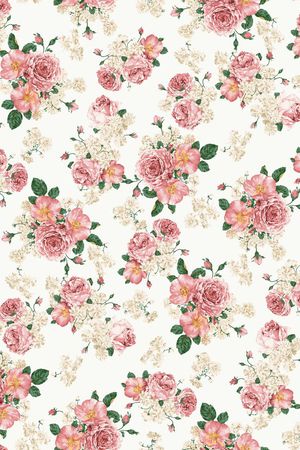 手绘水彩印花华亿平台图片