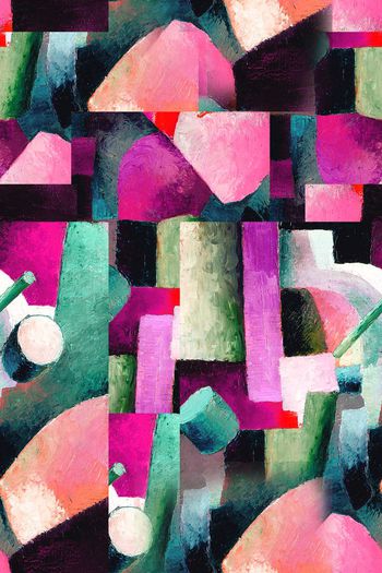 476077-抽象 油画 解构 拼贴 组合 秋冬