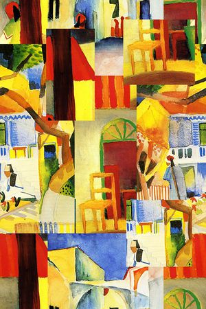 抽象印花华亿平台图片