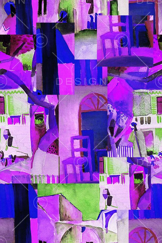 抽象印花华亿平台图片