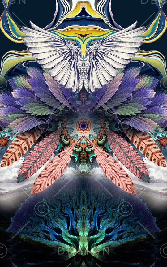 抽象印花华亿平台图片