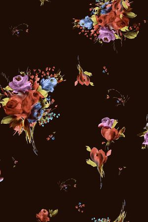 复古印花华亿平台图片