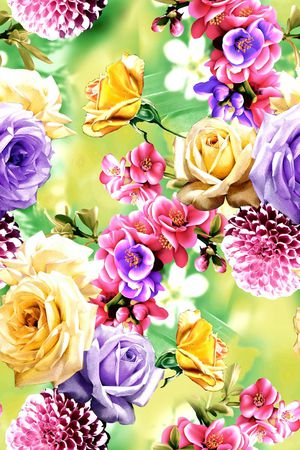 多彩印花华亿平台图片