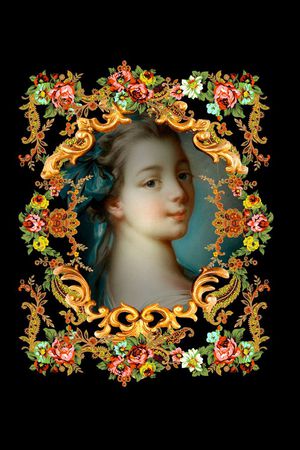 巴洛克印花华亿平台图片