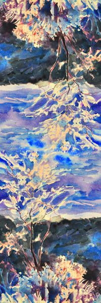 水彩印花华亿平台图片