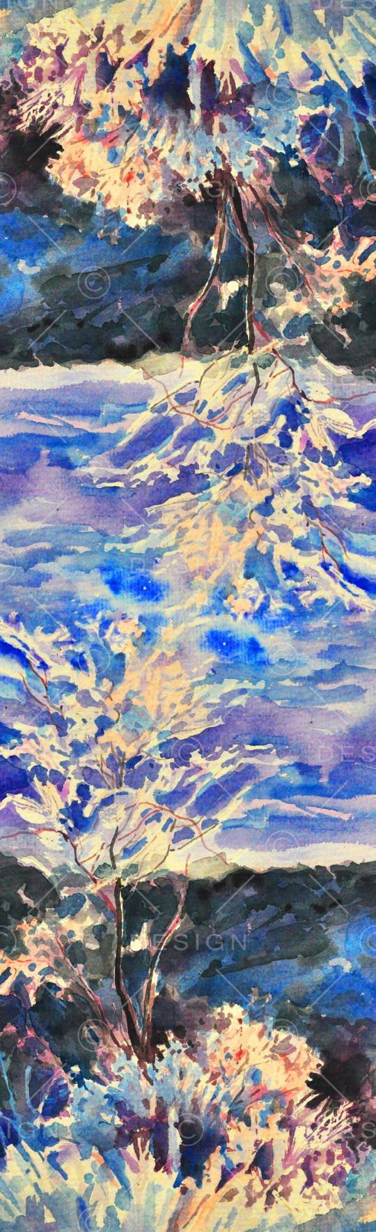 水彩印花华亿平台图片