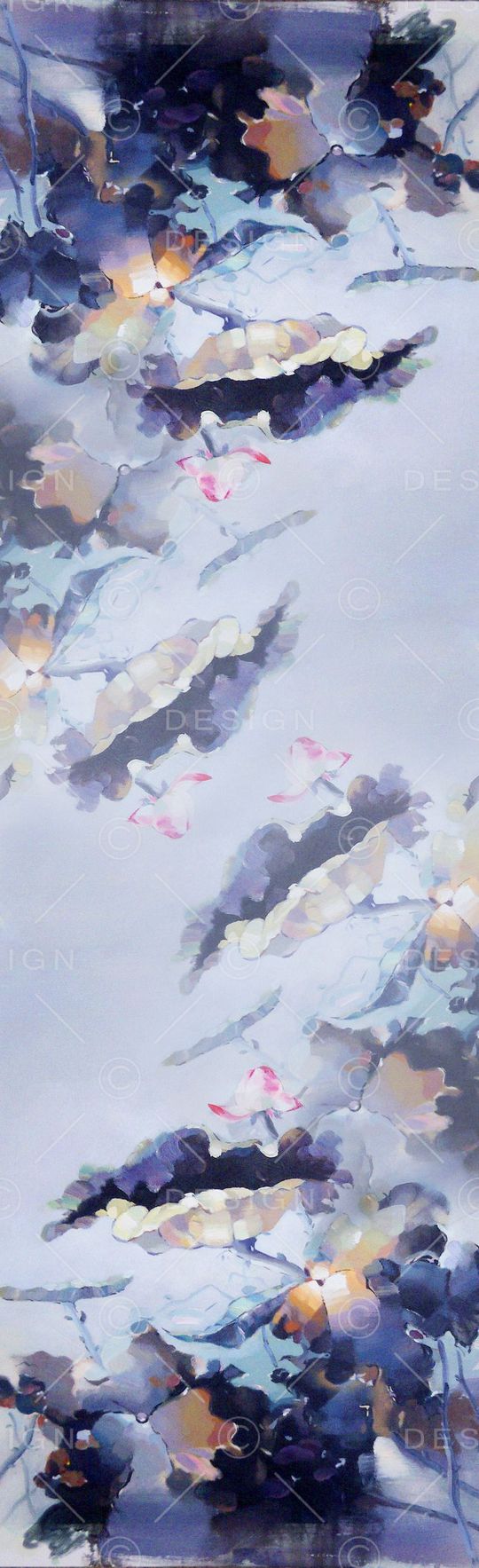 荷花印花华亿平台图片