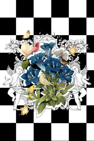 潮流时尚印花华亿平台图片