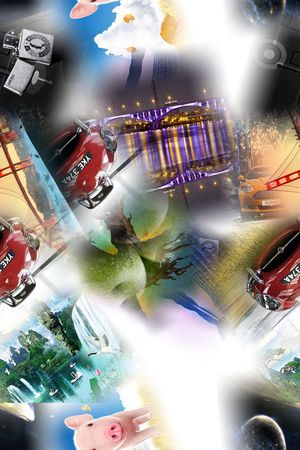 混搭印花华亿平台图片