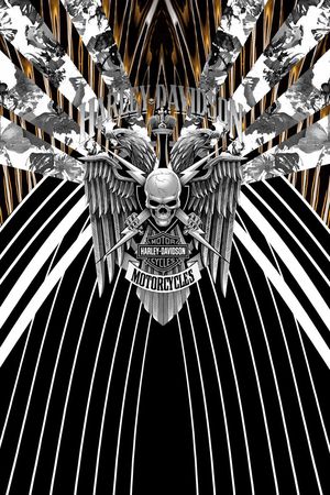 潮流时尚印花华亿平台图片