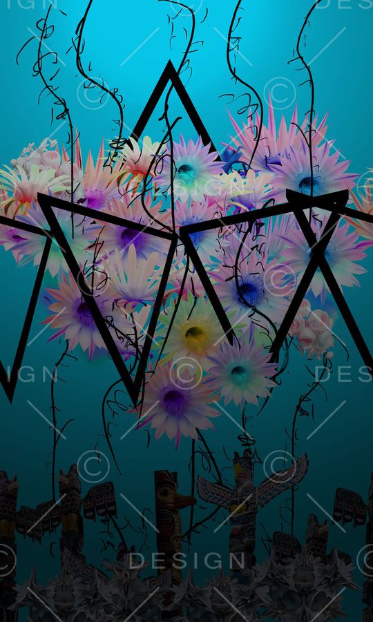 海底世界印花华亿平台图片