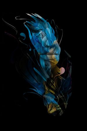 抽象印花华亿平台图片