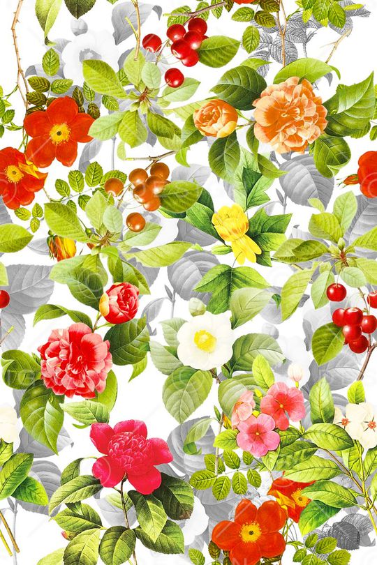 田园风印花华亿平台图片