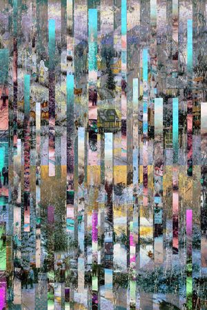 复古印花华亿平台图片