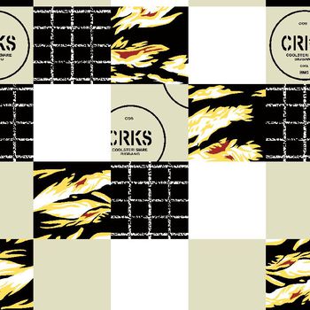 476499-男装外套火焰墙型方格