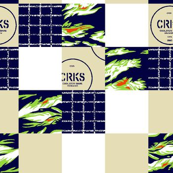 476500-男装外套火焰墙型方格