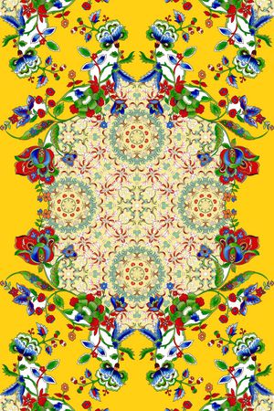 民族风印花华亿平台图片