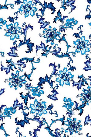 中国风印花华亿平台图片