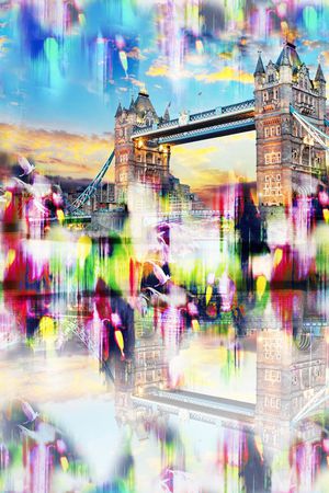 MAX-抽象自然风景印花华亿平台图片