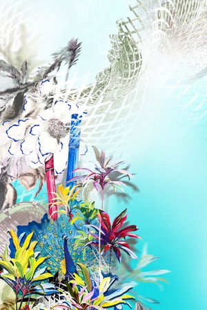 定位花印花华亿平台图片