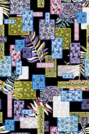 几何印花华亿平台图片