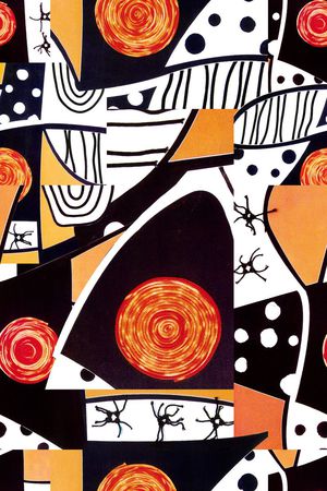 抽象印花华亿平台图片