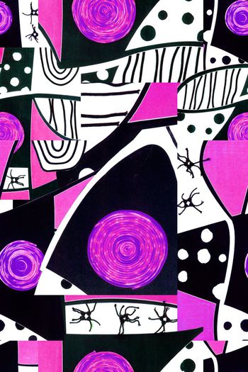 476667-抽象 油画 解构 拼贴 组合 秋冬