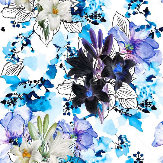 流行时尚印花华亿平台图片